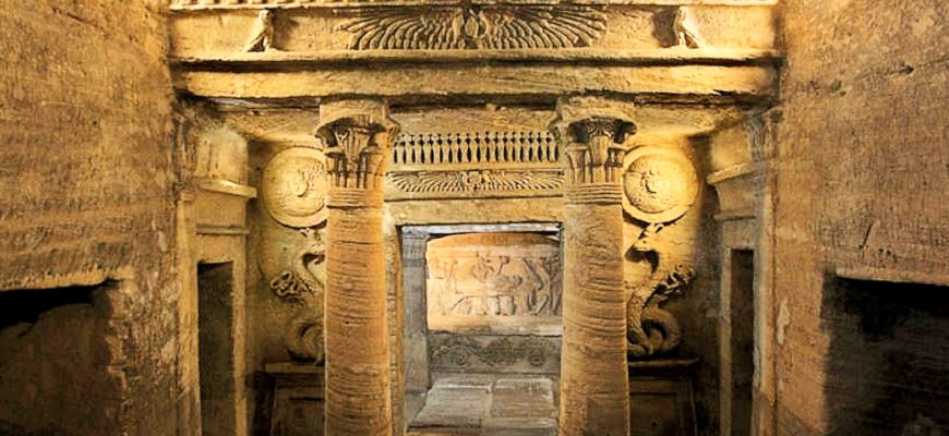 Катакомби Ком-ель-Шокафа 5 kaaa