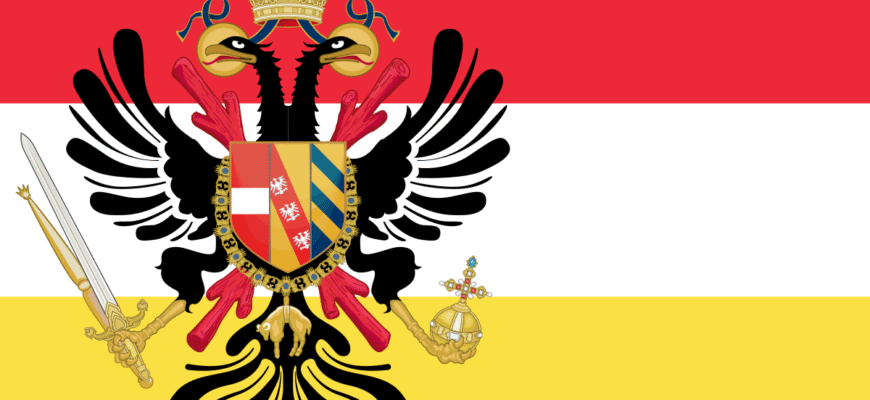 Австрійські Нідерланди (1713–1795) 3 austrian low countries flag.svg