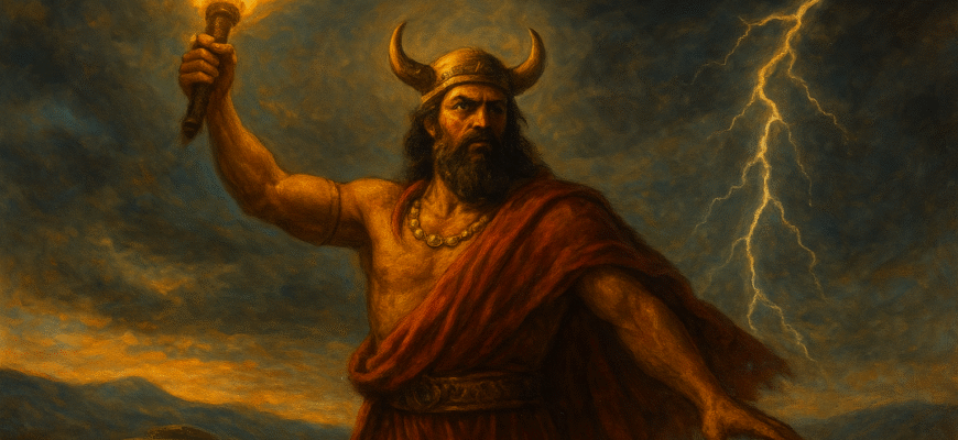 Ваал — бог родючості, грози та влади у стародавніх близькосхідних віруваннях 30 chatgpt image 25 zhovt. 2025 r. 15 15 01