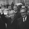 north vietnamese leader le duc tho and us national security advisor henry kissinger