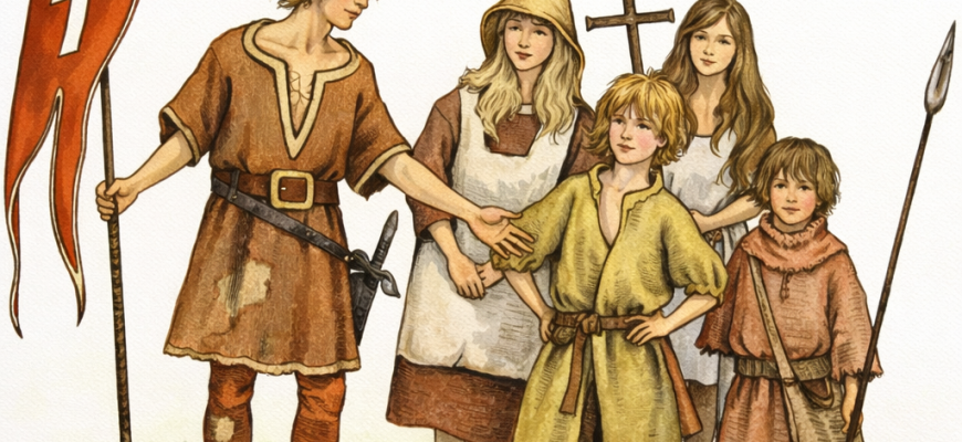 Дитячий хрестовий похід 1212 року: між вірою, міфом і трагедією 1 serednovichni podorozhni u poli